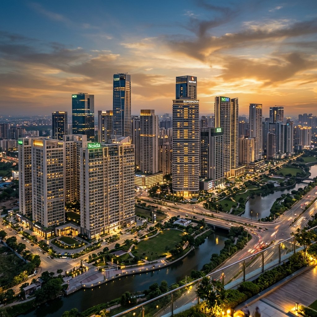 Noida NCR Skyline Luxury Residential Commercial Development